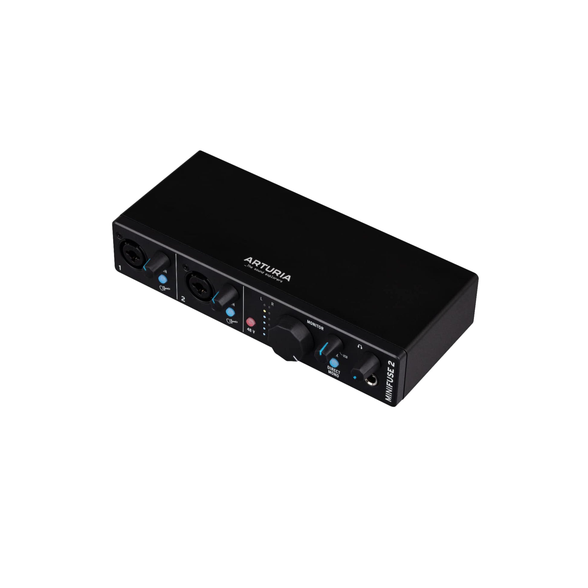  Arturia MiniFuse 2 USB-C Audio Interface, Black(Arturia Minifuse 2 Usb C Audio Interface Black)