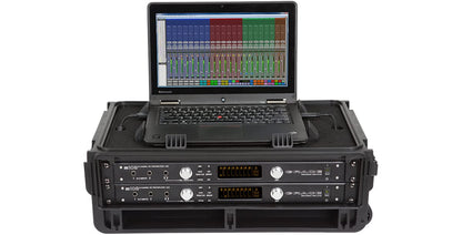  SKB 1SKB-iSF2U Injection Molded 2U Studio Flyer Rolling Rack Case(Skb 1skb Isf2u Injection Molded 2u Studio Flyer Rolling Rack Case)