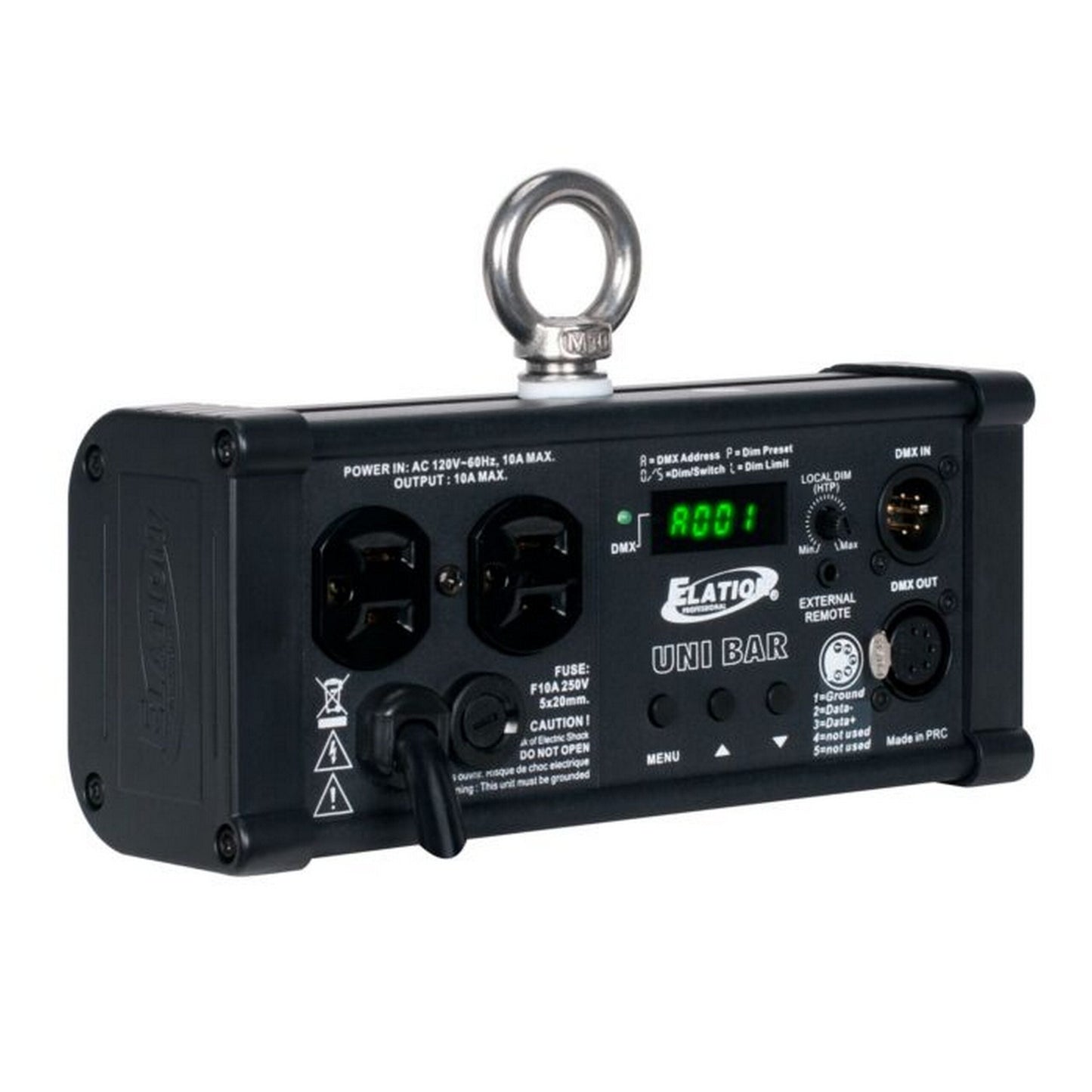  Elation UNI BAR Single DMX Channel Switch/Dimmer Pack Mode(Elation Uni Bar Single Dmx Channel Switch Dimmer Pack Mode)