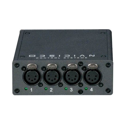  Obsidian Control EP4 4 X 5-Pin XLR Port /PoE Artnet Node(Obsidian Control Ep4 4 X 5 Pin Xlr Port Poe Artnet Node)