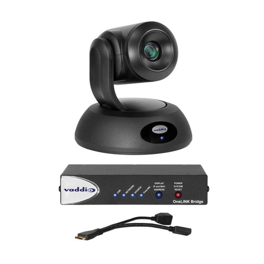  Vaddio RoboSHOT 12E HDBT OneLINK Bridge PTZ Camera System For Cisco SX Codecs, Black(Vaddio Roboshot 12e Hdbt Onelink Bridge Ptz Camera System For Cisco Sx Codecs Black)
