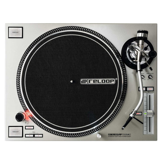  Reloop RP-7000 MK2 Silver Direct Drive High Torque Turntable(Reloop Rp 7000 Mk2 Silver Direct Drive High Torque Turntable)
