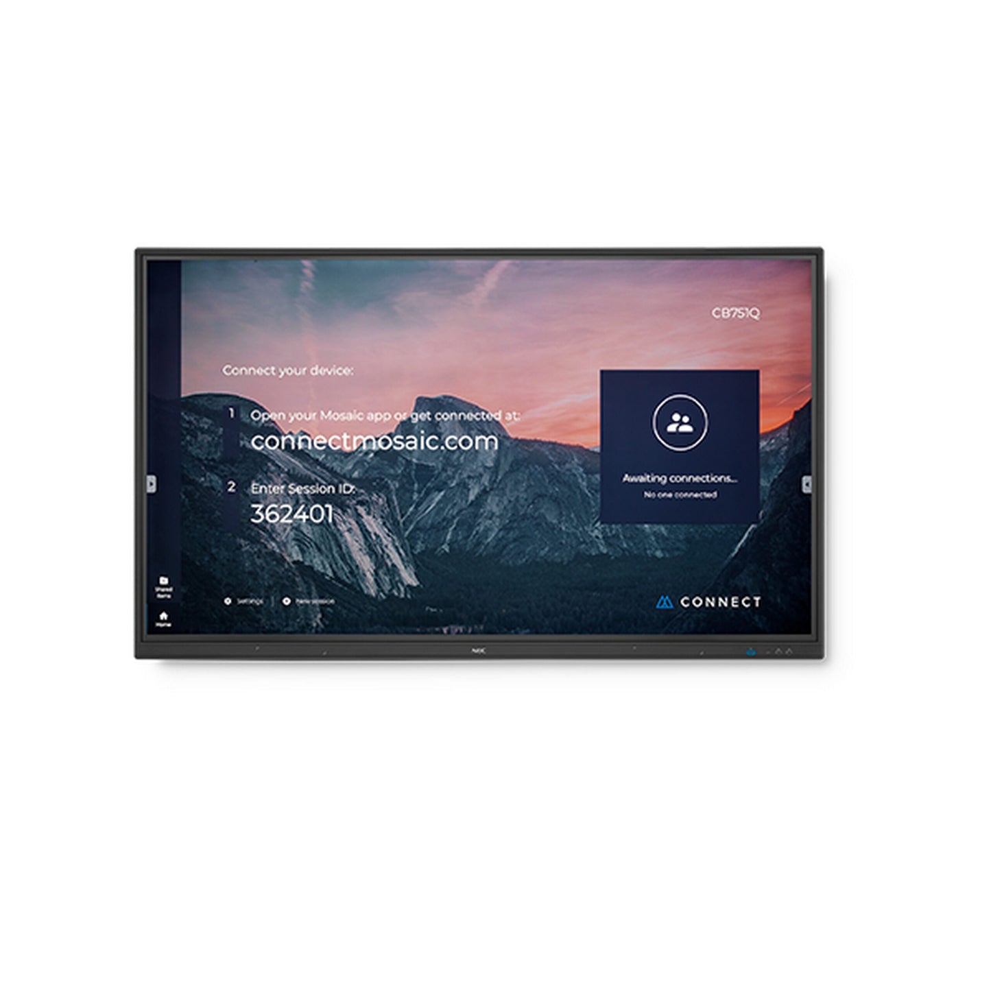  NEC CB751Q 75 Inch LCD Ultra-High Definition Large Format Touch Collaborative Display(Nec Cb751q 75 Inch Lcd Ultra High Definition Large Format Touch Collaborative Display)