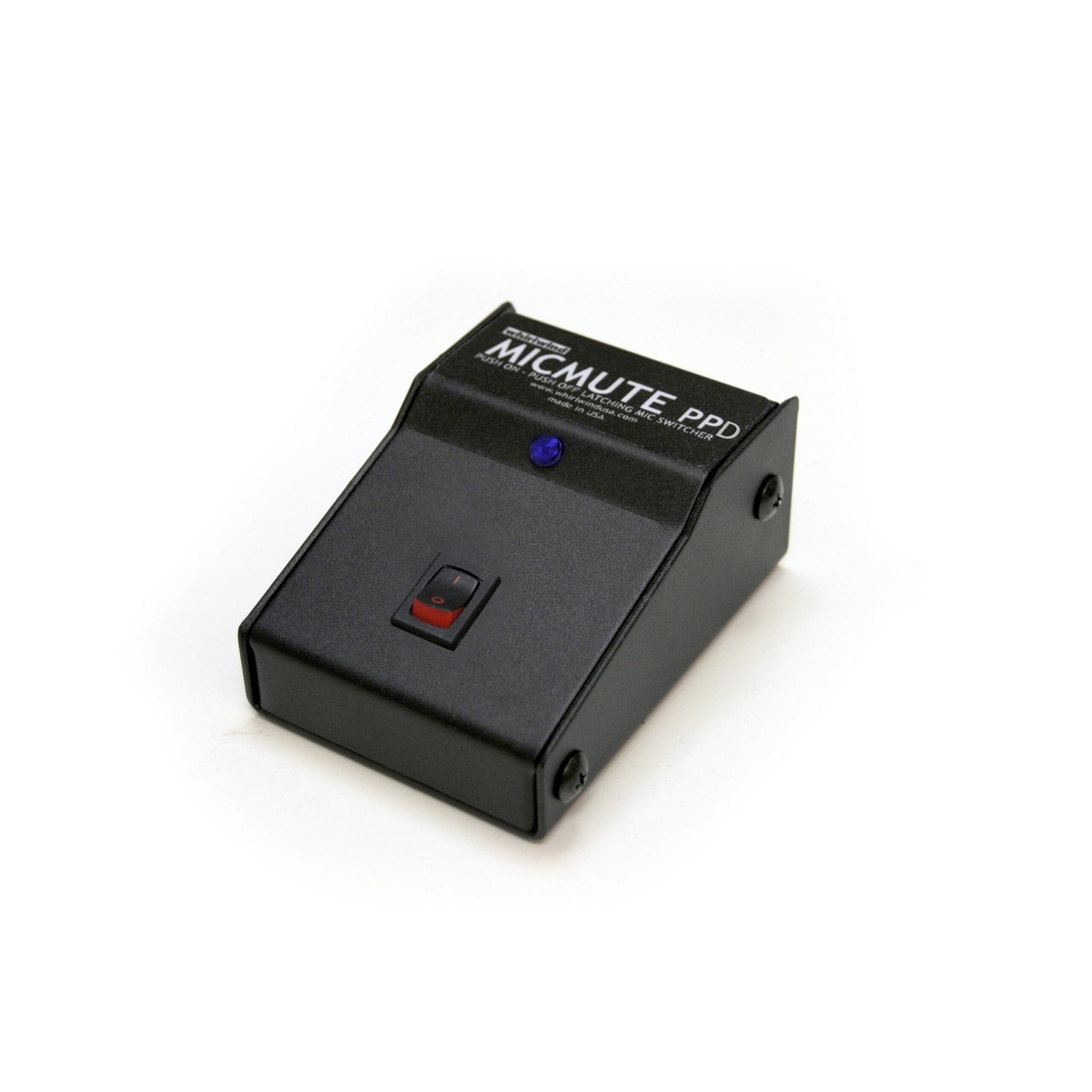  Whirlwind MICMUTE-PPD XLR I/O Passive Switcher, Push On/Off Switch, Desktop(Whirlwind Micmute Ppd Xlr I O Passive Switcher Push On Off Switch Desktop)