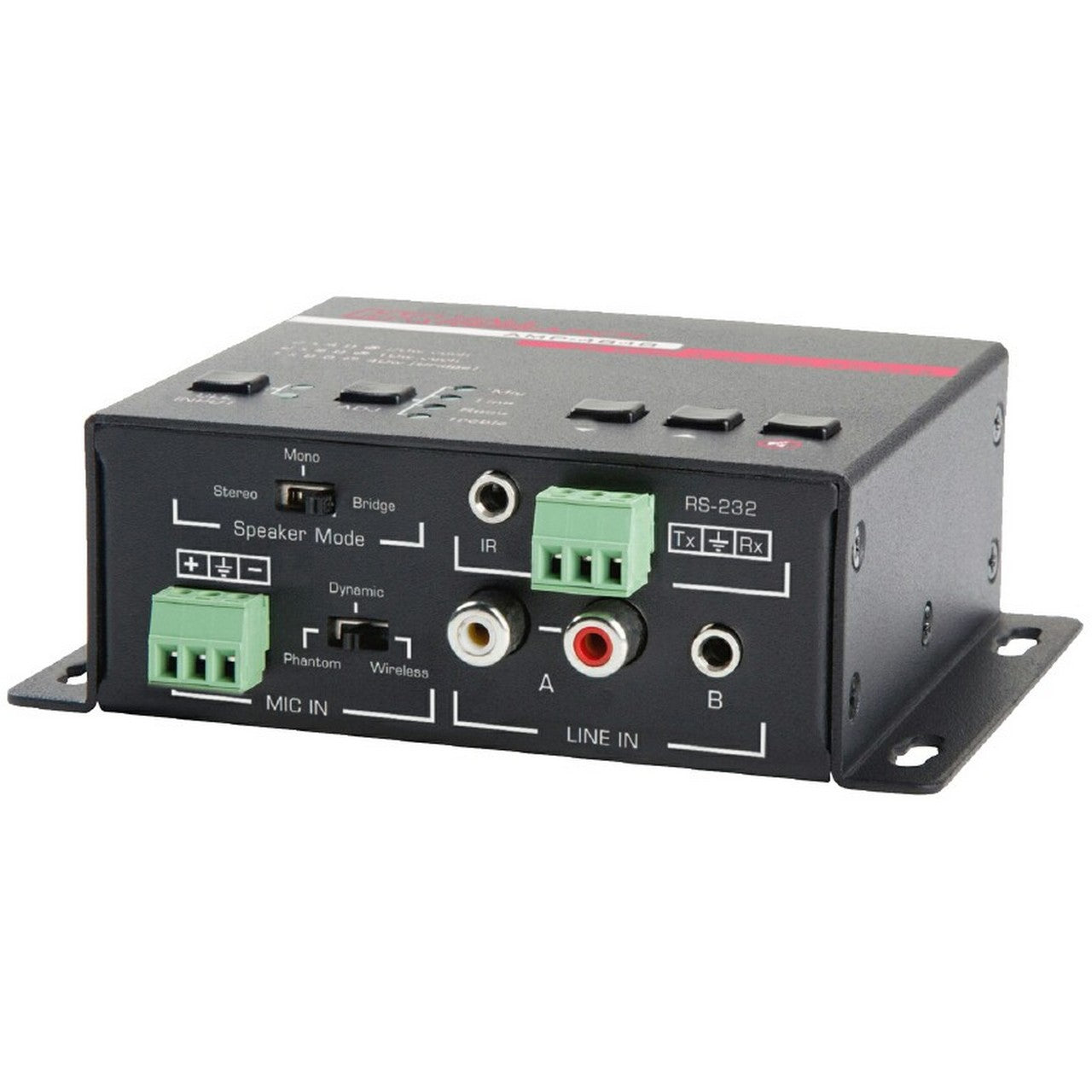  Hall Technologies AMP-4840 40 Watt Audio Amplifier With Microphone Mixer And RS-232 Control(Hall Technologies Amp 4840 40 Watt Audio Amplifier With Microphone Mixer And Rs 232 Control)