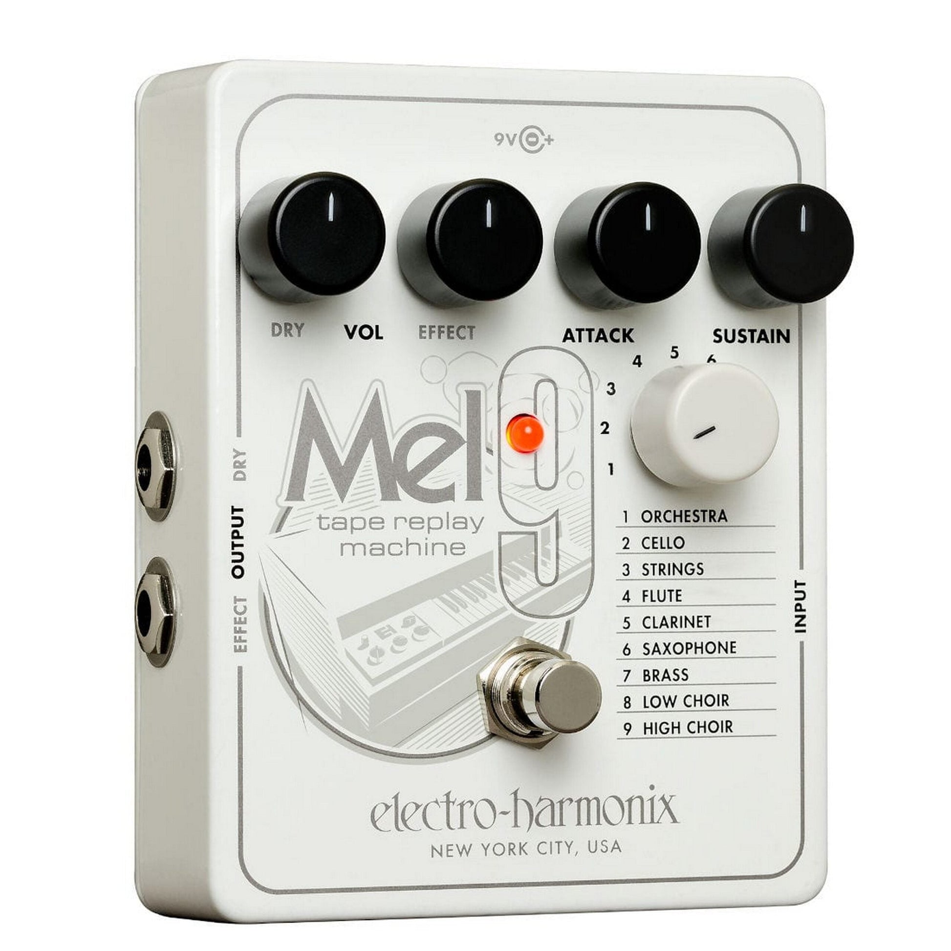  Electro-Harmonix MEL9 Tape Replay Machine Pedal(Electro Harmonix Mel9 Tape Replay Machine Pedal)