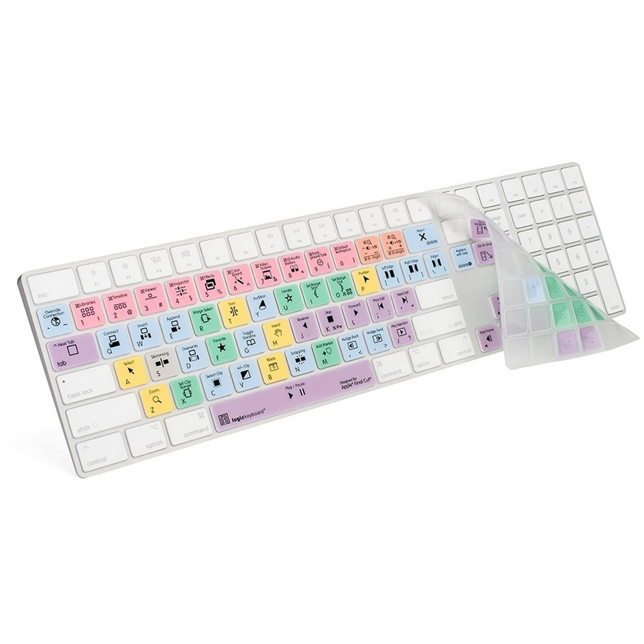  Logickeyboard Apple Final Cut Pro X Keyboard Cover(Logickeyboard Ls Fcpx10 Mgfs Us Apple Final Cut Pro X Keyboard Cover)