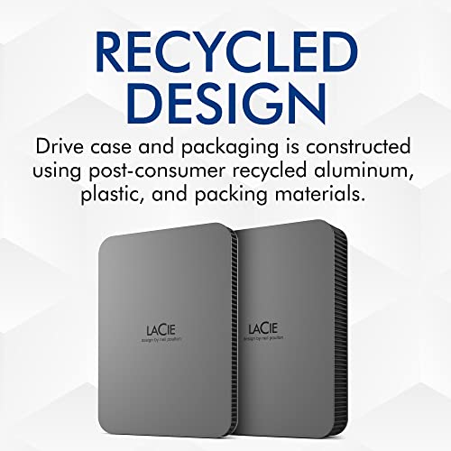  LaCie Mobile Drive Secure External HDD, 4TB(Lacie Stlr4000400 Mobile Drive Secure External Hdd 4tb)