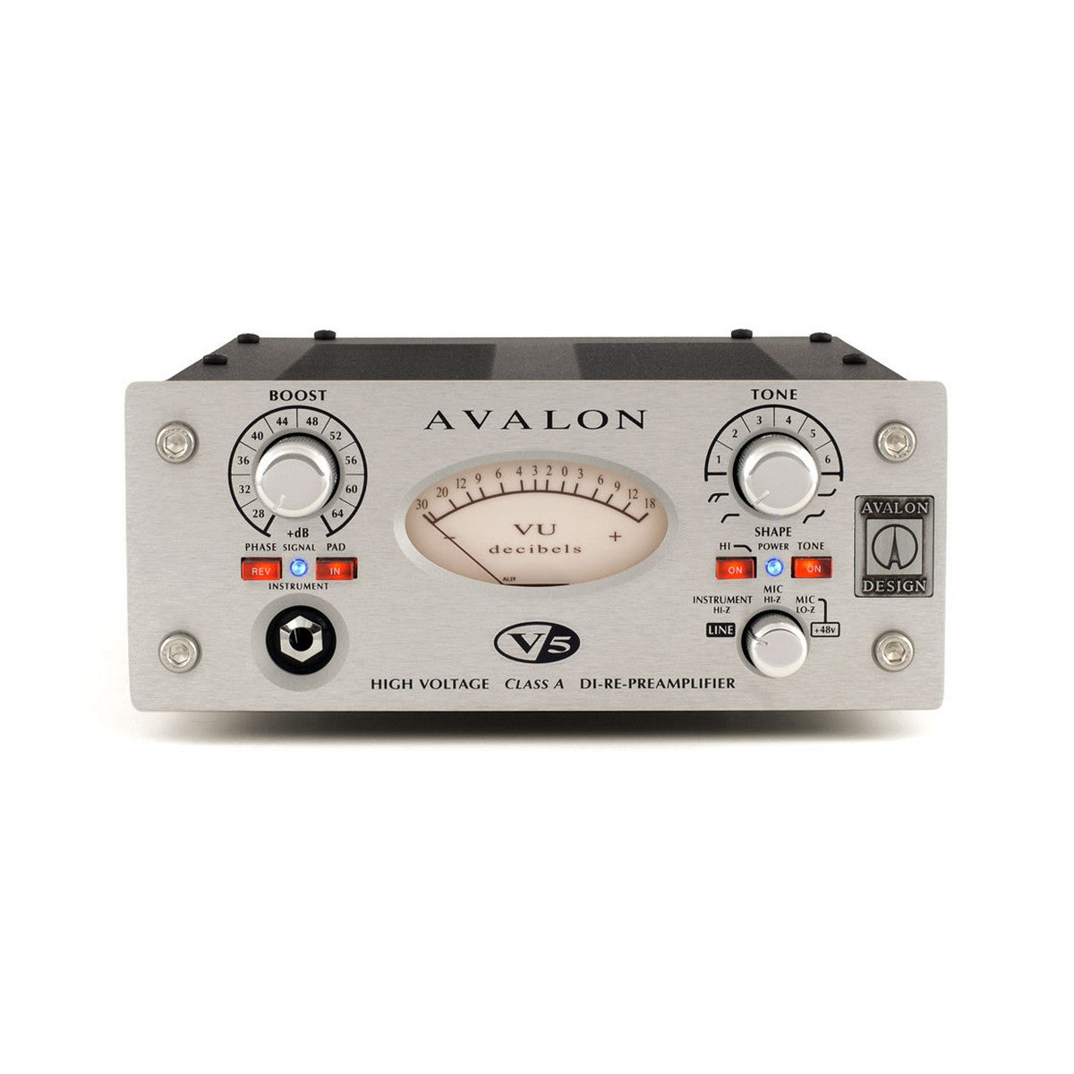  Avalon Design V5 Pure Class A Mic-Line Preamplifier(Avalon Design V5 Pure Class A Mic Line Preamplifier)