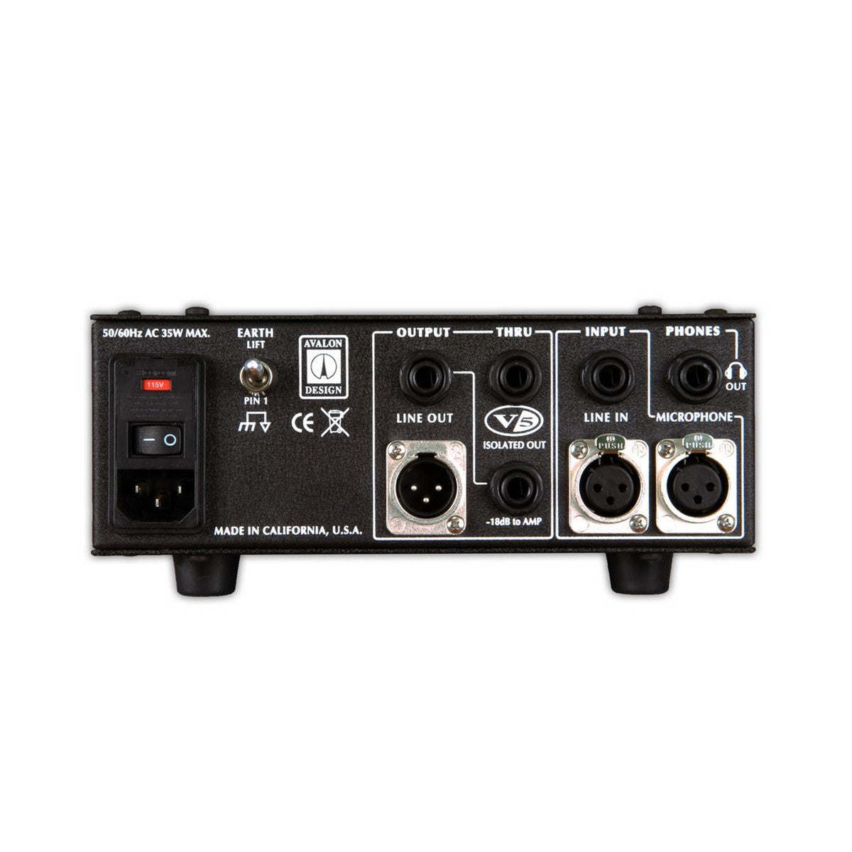  Avalon Design V5 Pure Class A Mic-Line Preamplifier(Avalon Design V5 Pure Class A Mic Line Preamplifier)